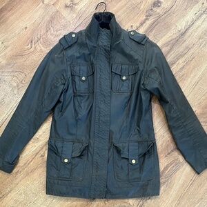 BARBOUR Ladies Winter Defence Waxed Cotton Jacket